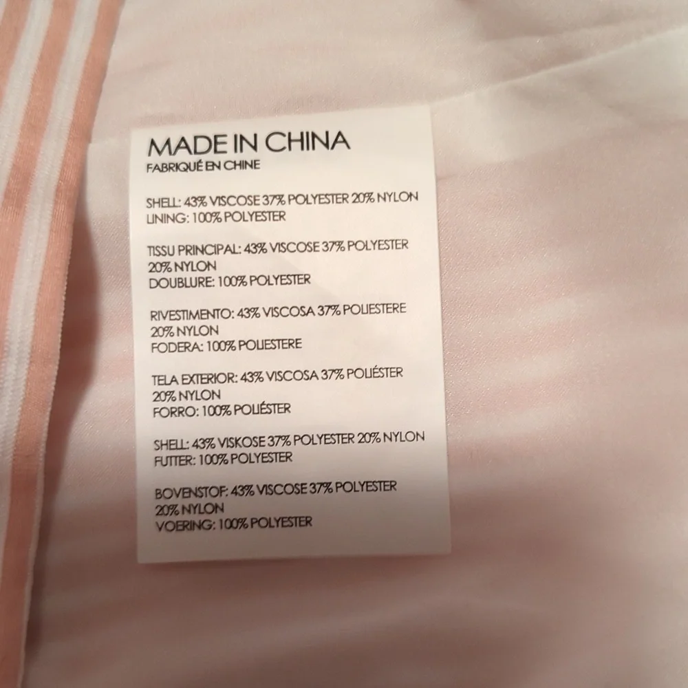Club Monaco - Pink & White Striped High Waisted Flared “Bryanna” Pants Sz 12. - Picture 10 of 13